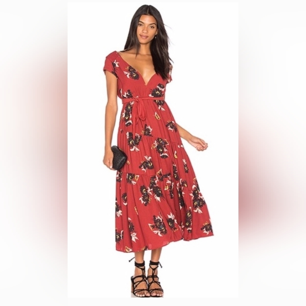 Free People All I Got Maxi Dress Size 0